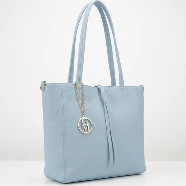 La Tote bag - Borsa 2in1 firmata GYOIAMEA shopping con pochette spalla donna grande simil pelle venata