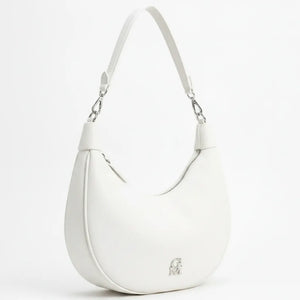 La Duo - Borsa trasformabile 2 in 1 firmata GYOIAMEA mezzaluna a spalla tracolla monomanico rimovibile donna grande simil pelle
