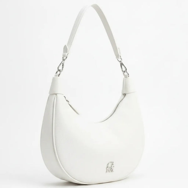 La Duo - Borsa trasformabile 2 in 1 firmata GYOIAMEA mezzaluna a spalla tracolla monomanico rimovibile donna grande simil pelle