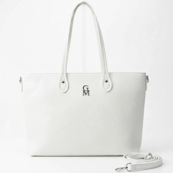 Big - Borsa firmata GYOIAMEA shopping spalla donna grande simil pelle venata