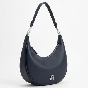 La Duo - Borsa trasformabile 2 in 1 firmata GYOIAMEA mezzaluna a spalla tracolla monomanico rimovibile donna grande simil pelle