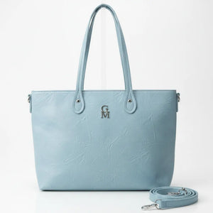 Big - Borsa firmata GYOIAMEA shopping spalla donna grande simil pelle venata