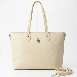 Big - Borsa firmata GYOIAMEA shopping spalla donna grande simil pelle venata