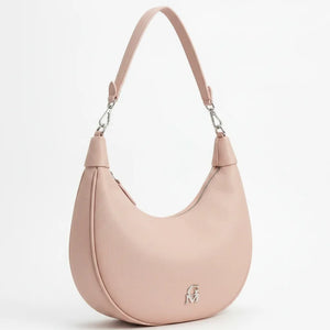 La Duo - Borsa trasformabile 2 in 1 firmata GYOIAMEA mezzaluna a spalla tracolla monomanico rimovibile donna grande simil pelle