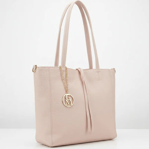 La Tote bag - Borsa 2in1 firmata GYOIAMEA shopping con pochette spalla donna grande simil pelle venata