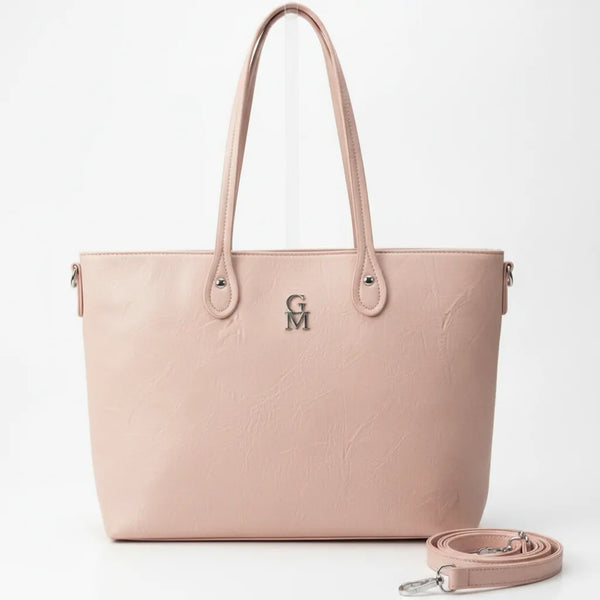 Big - Borsa firmata GYOIAMEA shopping spalla donna grande simil pelle venata