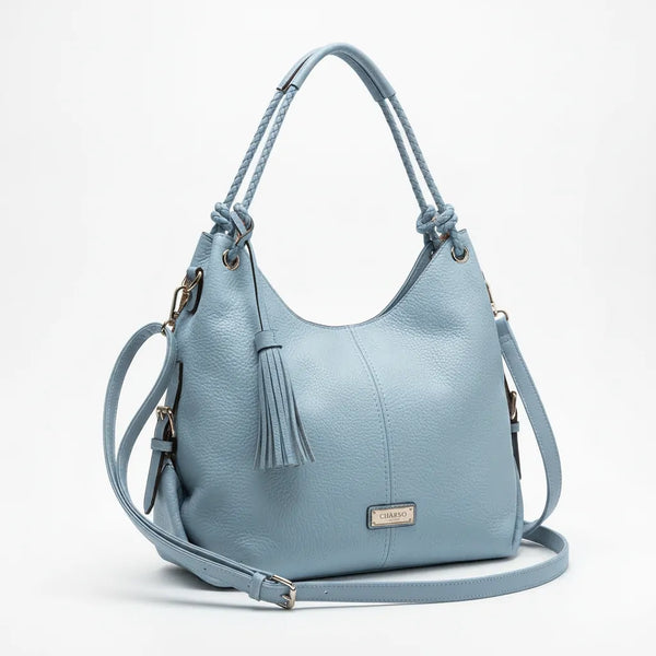 CHARRO - Borsa Donna sacco grande Hobo Casual manici intrecciati morbida 2026