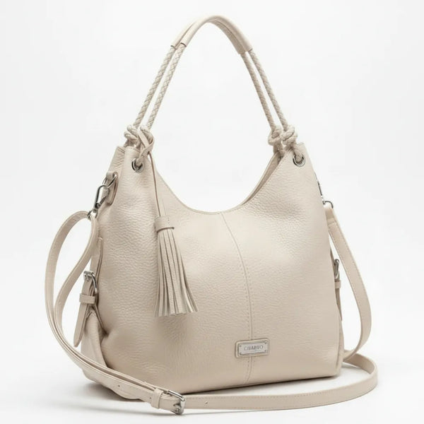 CHARRO - Borsa Donna sacco grande Hobo Casual manici intrecciati morbida 2026