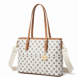 Sweet Years - Borsa shopping spalla simil pelle fantasia Logata