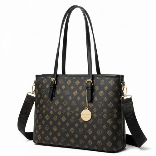 Sweet Years - Borsa shopping spalla simil pelle fantasia Logata