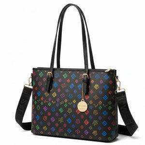Sweet Years - Borsa shopping spalla simil pelle fantasia Logata