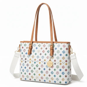 Sweet Years - Borsa shopping spalla simil pelle fantasia Logata