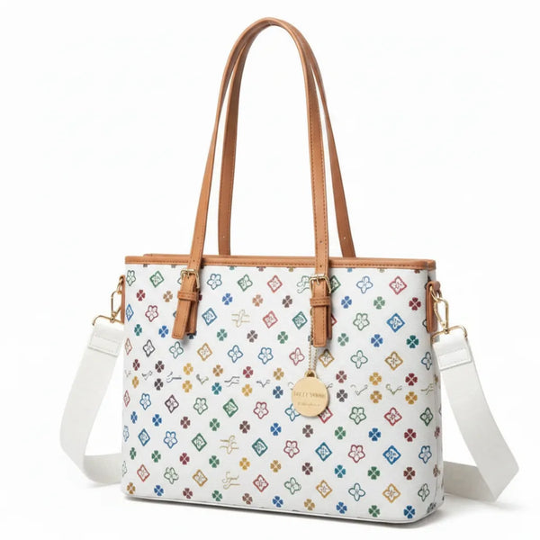 Sweet Years - Borsa shopping spalla simil pelle fantasia Logata