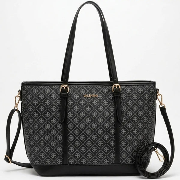Valentini Gino - Borsa Donna sacco grande shopping bag Casual fantasia logata logo