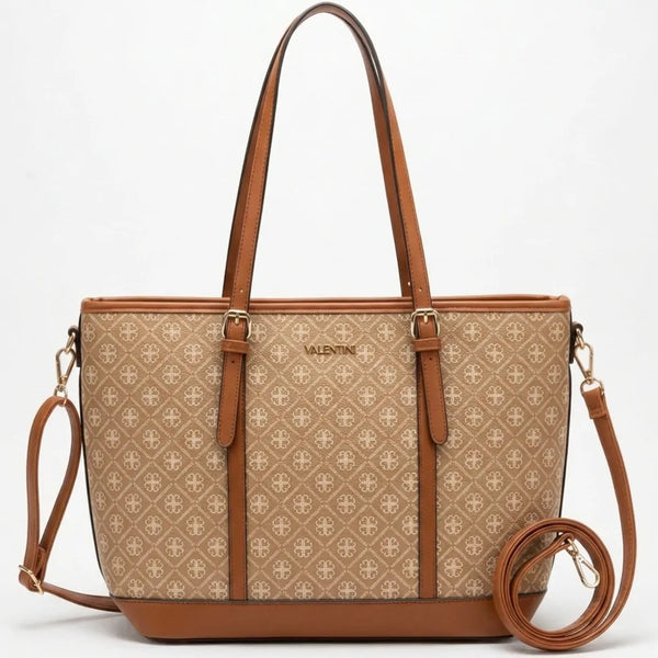 Valentini Gino - Borsa Donna sacco grande shopping bag Casual fantasia logata logo