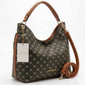 Valentini Gino - Borsa Donna sacco grande Hobo Casual mono manico fantasia logata