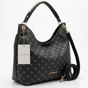 Valentini Gino - Borsa Donna sacco grande Hobo Casual mono manico fantasia logata
