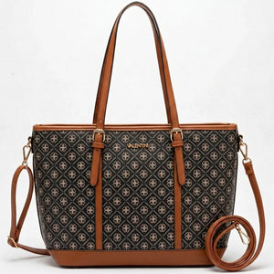 Valentini Gino - Borsa Donna sacco grande shopping bag Casual fantasia logata logo
