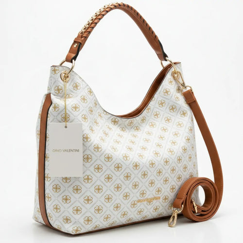 Valentini Gino - Borsa Donna sacco grande Hobo Casual mono manico fantasia logata