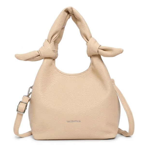 Valentini Gino - Borsa spalla nuova Donna tote bag piccola borsetta passeggio con nodi manici