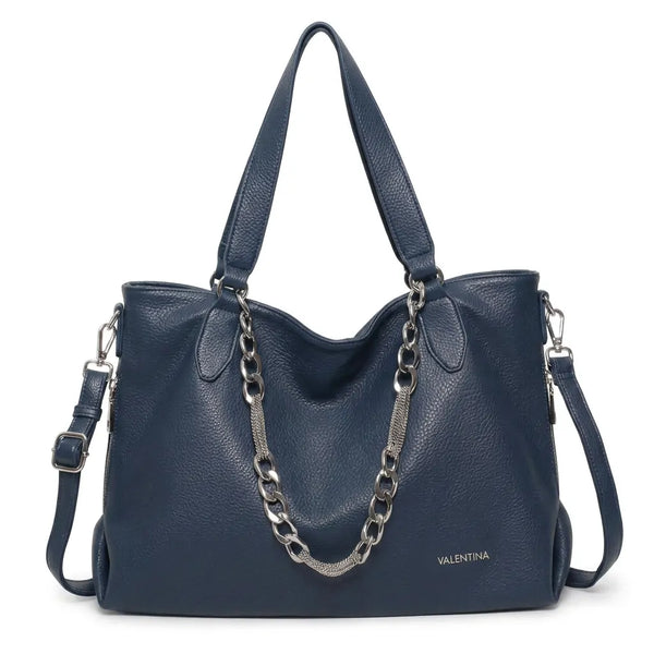 Valentini Gino - Borsa spalla nuova Donna shopping bag Casual 2026 firmata tracolla catena capiente
