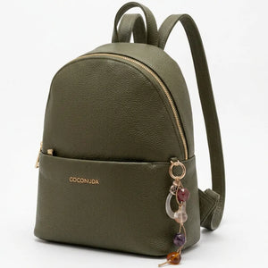 COCONUDA - zaino donna pelle cuoio spalla casual passeggio zainetto