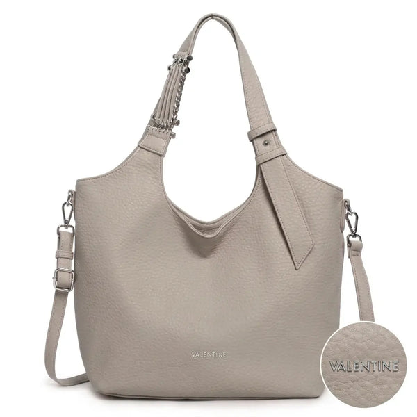 Valentini Gino - Borsa spalla nuova Donna hobo bag sacco secchio con catena mono manico spalla e tracolla (Copia)