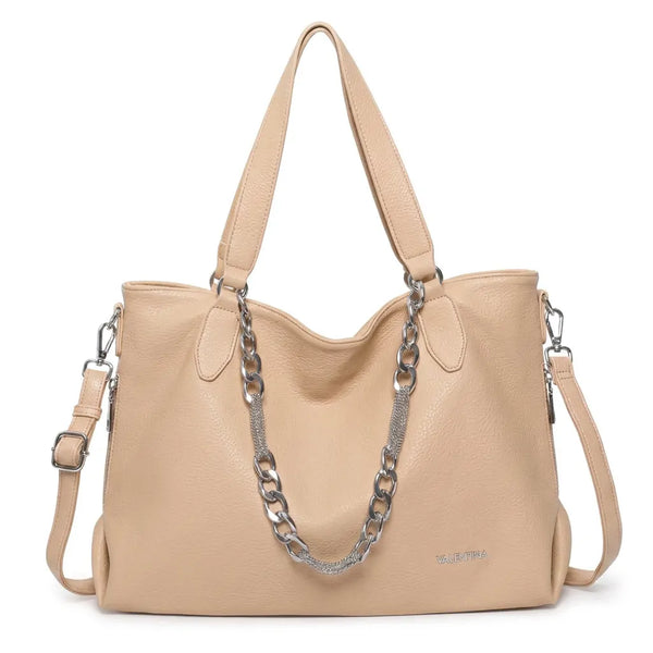 Valentini Gino - Borsa spalla nuova Donna shopping bag Casual 2026 firmata tracolla catena capiente