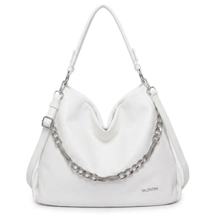 Valentini Gino - Borsa spalla nuova Donna hobo bag sacco secchio con catena mono manico spalla e tracolla