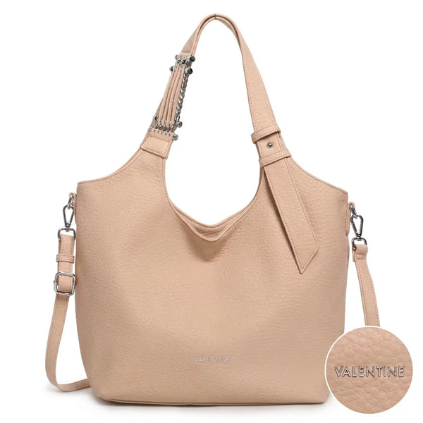 Valentini Gino - Borsa spalla nuova Donna hobo bag sacco secchio con catena mono manico spalla e tracolla (Copia)
