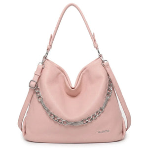 Valentini Gino - Borsa spalla nuova Donna hobo bag sacco secchio con catena mono manico spalla e tracolla