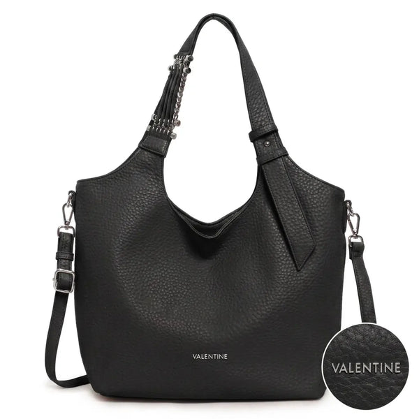 Valentini Gino - Borsa spalla nuova Donna hobo bag sacco secchio con catena mono manico spalla e tracolla (Copia)