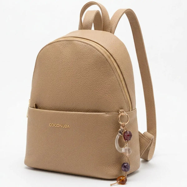 COCONUDA - zaino donna pelle cuoio spalla casual passeggio zainetto