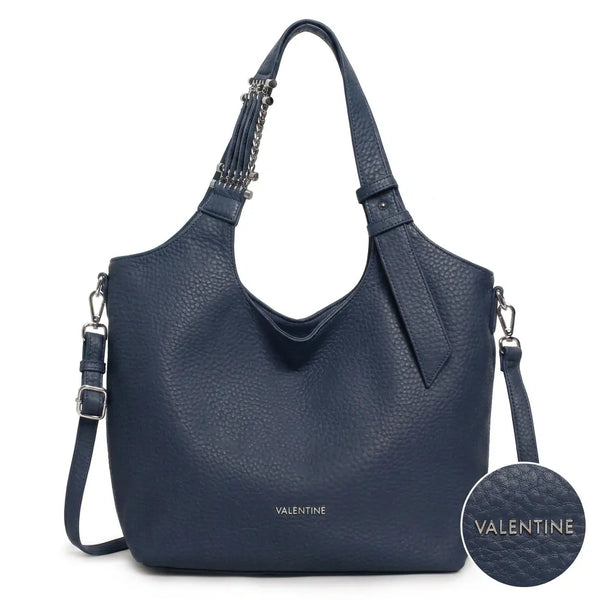 Valentini Gino - Borsa spalla nuova Donna hobo bag sacco secchio con catena mono manico spalla e tracolla (Copia)