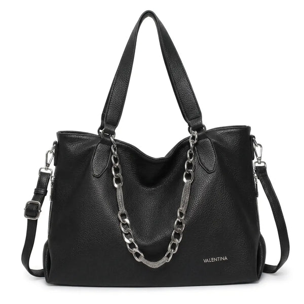Valentini Gino - Borsa spalla nuova Donna shopping bag Casual 2026 firmata tracolla catena capiente