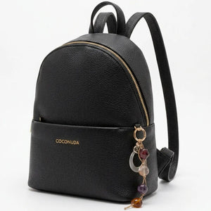 COCONUDA - zaino donna pelle cuoio spalla casual passeggio zainetto
