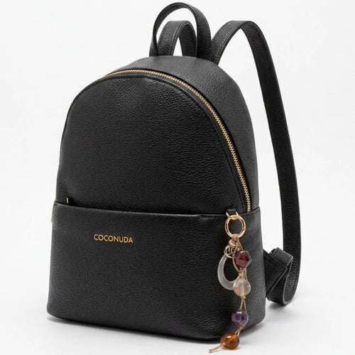 COCONUDA - zaino donna pelle cuoio spalla casual passeggio zainetto