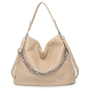 Valentini Gino - Borsa spalla nuova Donna hobo bag sacco secchio con catena mono manico spalla e tracolla
