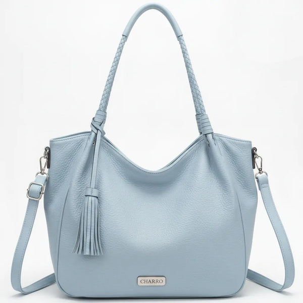 CHARRO - Borsa Donna sacco grande shopping Casual manici intrecciati morbida 2026