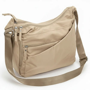 Scurau - Borsa firmata Gyoiamea a X 5 zip Tracolla Donna in Nylon Multitasche