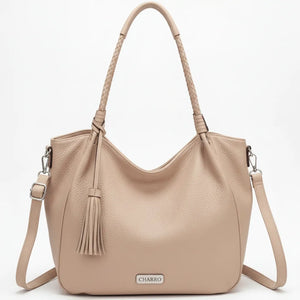 CHARRO - Borsa Donna sacco grande shopping Casual manici intrecciati morbida 2026