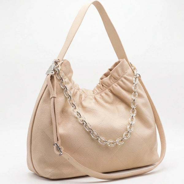 Valentini Gino - Borsa Donna sacco grande Hobo Casual mono manico catena morbida 2026