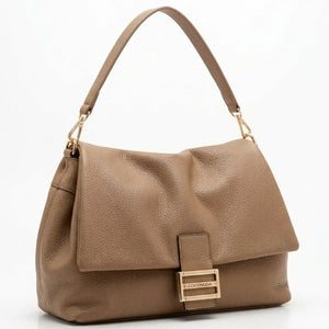 COCONUDA - Borsa a Spalla platta firmata Donna simil Pelle bauletto tracolla scamosciata