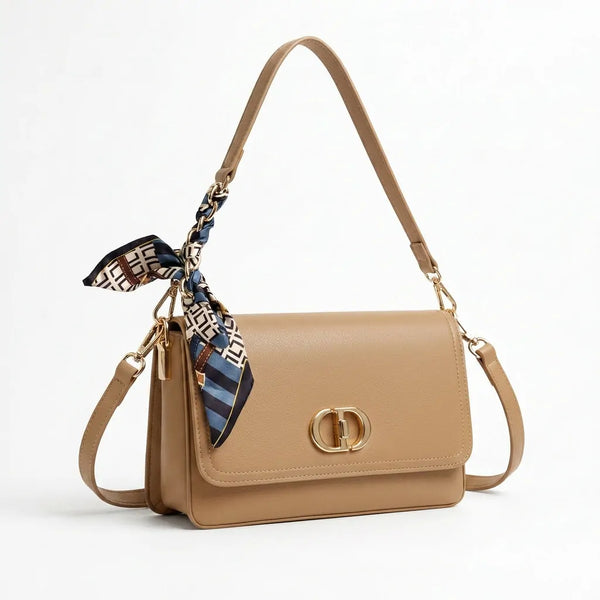 Barbarella - Tracolla in borsetta similpelle grande piccola tracolla catena foulard