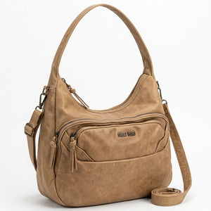 Sweet years - Borsa a Spalla Donna simil Pelle sacco mono manico effetto vintage con tracolla