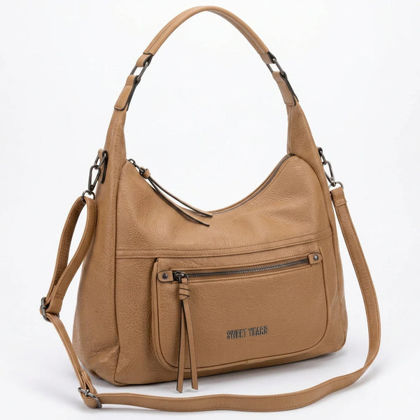 Sweet years - Borsa a Spalla Donna simil Pelle sacco mono manico con tracolla capiente