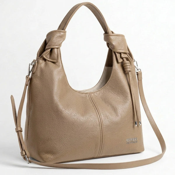 Coveri Collection - Borsa nuova Donna sacco grande Hobo Casual manici fiocco nappina