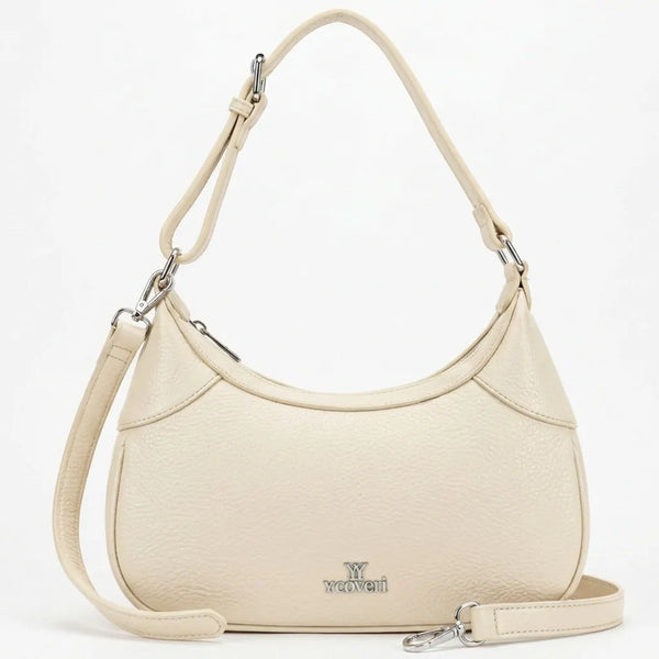 YYcoveri- Borsa borsetta con Doppia tasca mezzaluna piccola hobo monomanico
