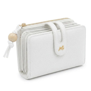 Mariella Burani  - portafoglio trifold portamonete firmato donna con scatola porta carte donna novità simil pelle zip
