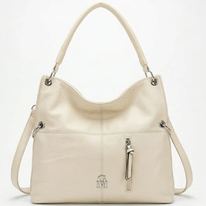 La Salvia - Borsa Donna sacco trasformabile 3in1 grande utility Hobo Casual mono manico catena morbida 2026